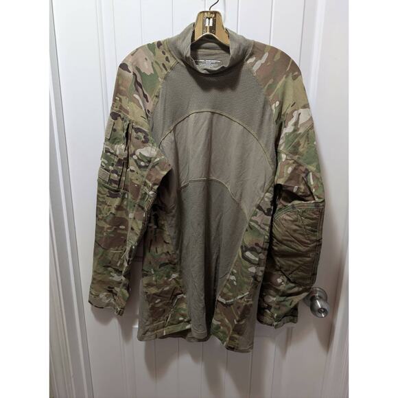 Army Combat Shirt Size XL Flame Resistant FR Camo Military Utility Tactical - Picture 6 of 6